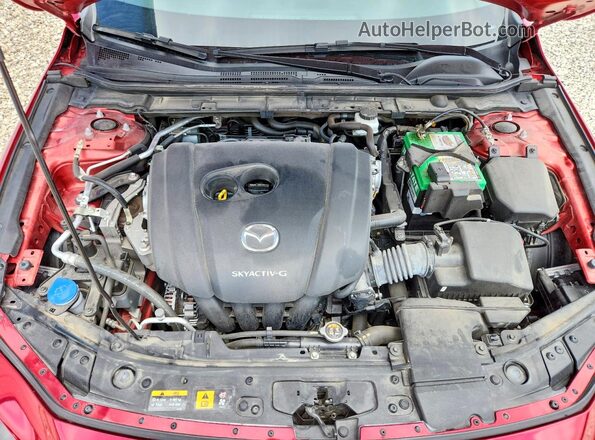 JM1BPAMM3K1114921 2019 MAZDA 3 Red Սալոնի հետևի տեսք