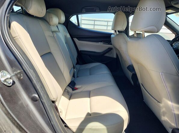 JM1BPAMM7K1137716 2019 MAZDA 3 Gray უკანა სავარძლების ხედი