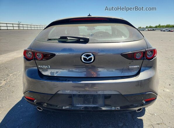 JM1BPAMM7K1137716 2019 MAZDA 3 Gray უკანა ხედი