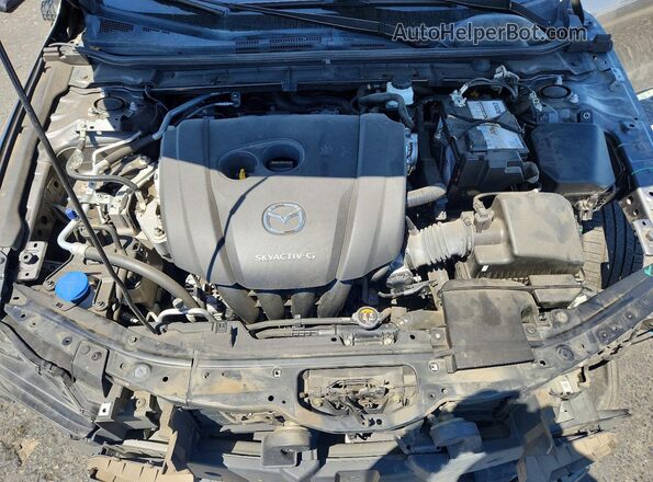 JM1BPAMM7K1137716 2019 MAZDA 3 Gray უკანა სალონის ხედი