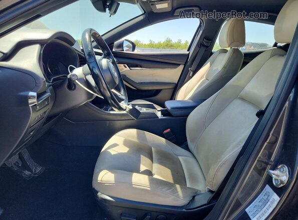 JM1BPAMM7K1137716 2019 MAZDA 3 Gray წინა სალონის ხედი