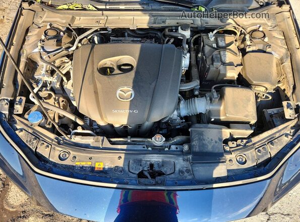 JM1BPAMM9K1117080 2019 MAZDA 3 Blue უკანა სალონის ხედი