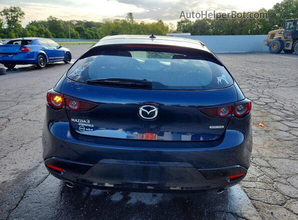 JM1BPAMM9K1117080 2019 MAZDA 3 Blue უკანა ხედი