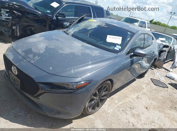 JM1BPANM0K1131786 2019 MAZDA 3 Синий Передняя левая четверть