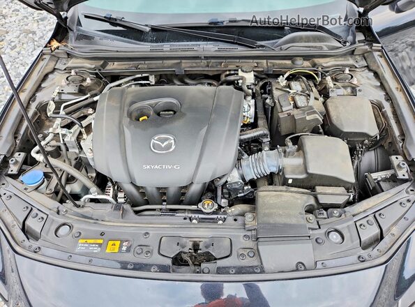 JM1BPANM4L1161391 2020 MAZDA 3 Черный Вид задней части салона