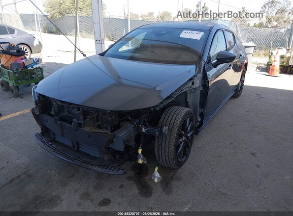 JM1BPANM7K1133096 2019 MAZDA 3 Blue Առջևի ձախ երեք քառորդ տեսարան