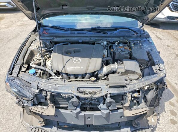 JM1BPBAM3K1120857 2019 MAZDA 3 Gray Widok wnętrza z tyłu