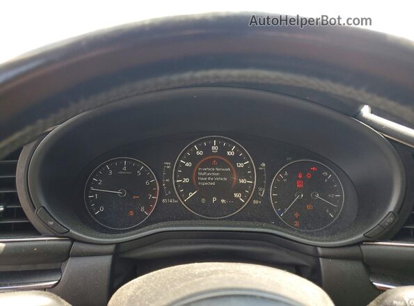 JM1BPBAM3K1120857 2019 MAZDA 3 Gray Widok zestawu wskaźników
