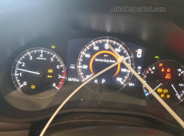 JM1BPBAM4K1121337 2019 MAZDA 3 Black Instrument cluster view