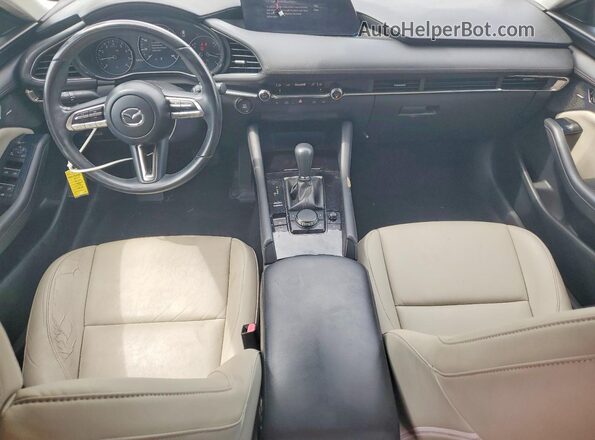 JM1BPBDM6K1114790 2019 MAZDA 3 White Вид панелі приладів