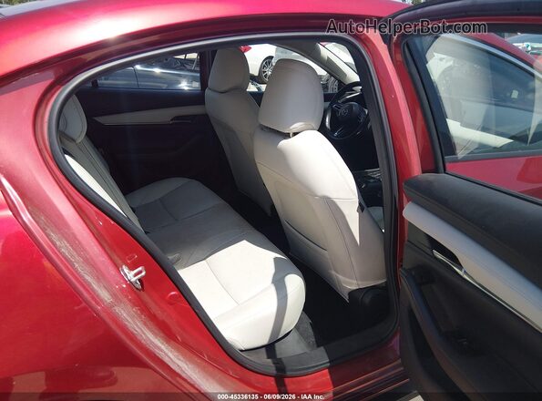 JM1BPBEM9K1117178 2019 MAZDA 3 Red Widok naklejki z numerem VIN