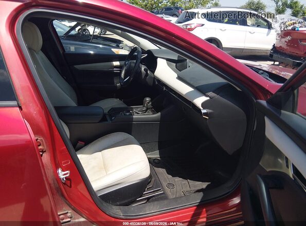 JM1BPBEM9K1117178 2019 MAZDA 3 Red Widok wnętrza z przodu