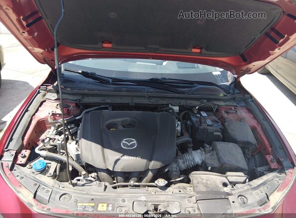 JM1BPBEM9K1117178 2019 MAZDA 3 Red Widok z tyłu