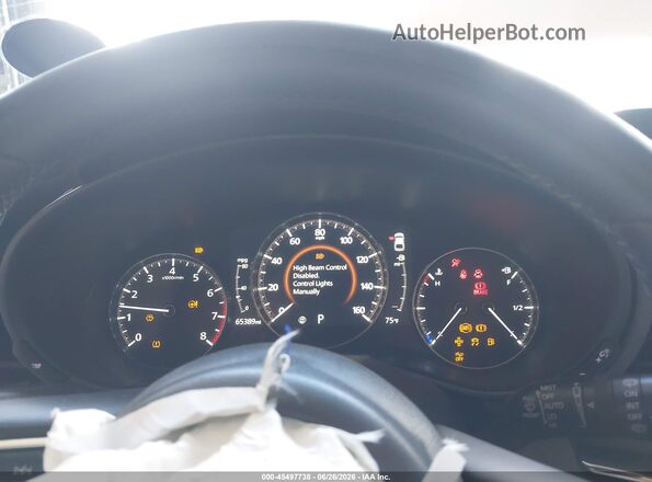 JM1BPBJM1K1129816 2019 MAZDA 3 White Widok tylnych siedzeń