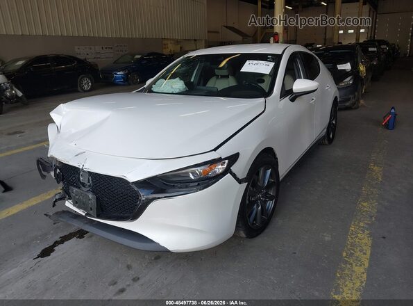 JM1BPBJM1K1129816 2019 MAZDA 3 White Przód lewy