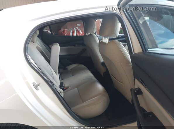 JM1BPBJM1K1129816 2019 MAZDA 3 White Widok naklejki z numerem VIN