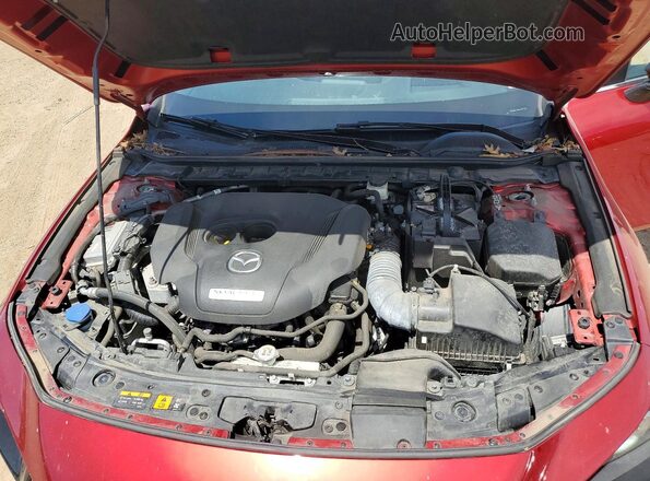 JM1BPBJY4M1335198 2021 MAZDA 3 Красный Вид задней части салона