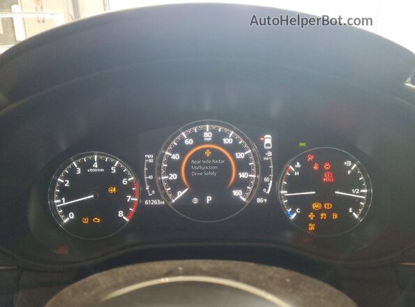 JM1BPBJYXM1403486 2021 MAZDA 3 Black Instrument cluster view