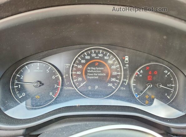 JM1BPBLL1N1513698 2022 MAZDA 3 Blue Vista del cuadro de instrumentos