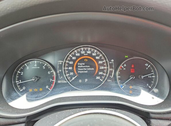 JM1BPBML0M1303901 2021 MAZDA 3 Серый Вид щитка приборов