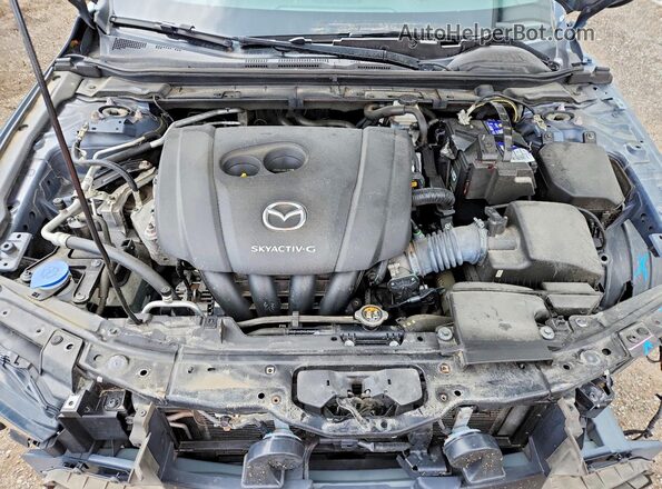 JM1BPBML0M1303901 2021 MAZDA 3 Серый Вид задней части салона