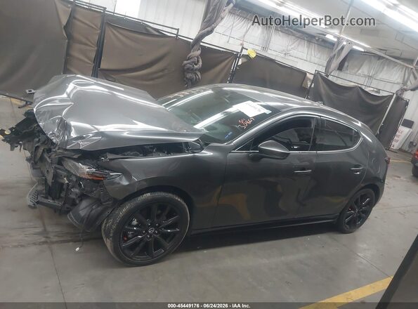 JM1BPBML9N1517335 2022 MAZDA 3 Gray Widok wnętrza 360 stopni