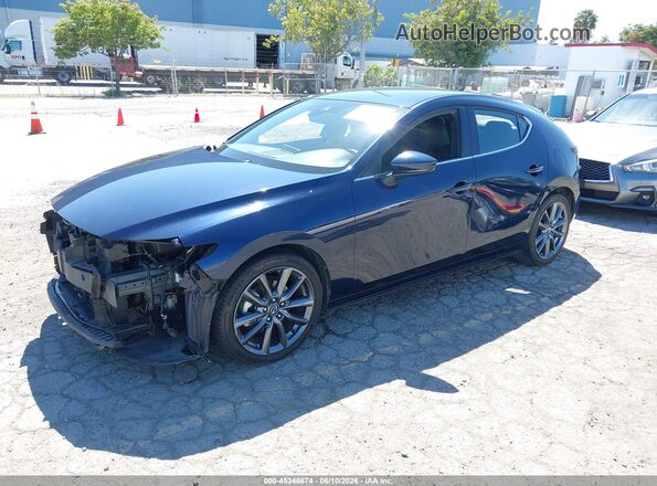 JM1BPBMM1K1139709 2019 MAZDA 3 Черный Передняя левая четверть