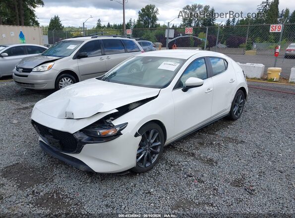 JM1BPBMM5K1124193 2019 MAZDA 3 White Передня ліва чверть