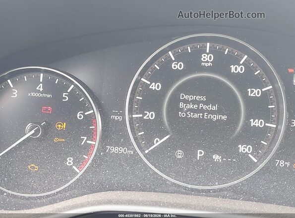 JM1BPBNY4M1400352 2021 MAZDA 3 Gray Вид задніх сидінь