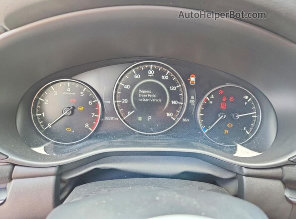 JM1BPBYY6R1708352 2024 MAZDA 3 Зеленый Вид щитка приборов