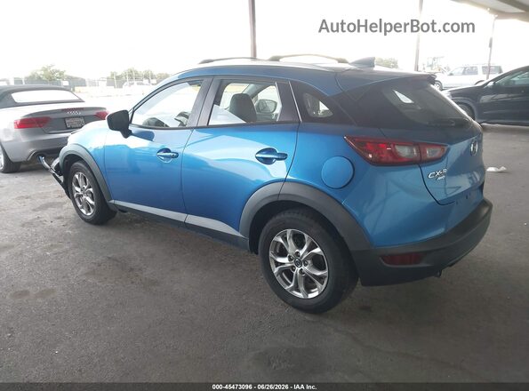JM1DKBC75G0123092 2016 MAZDA CX-3 Blue Trasero izquierdo