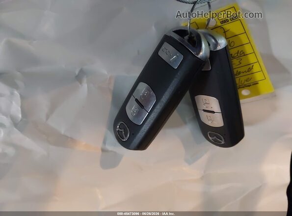 JM1DKBC75G0123092 2016 MAZDA CX-3 Blue Vista del salpicadero