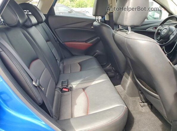 JM1DKBC76G0107886 2016 MAZDA CX-3 Blue Вид задніх сидінь