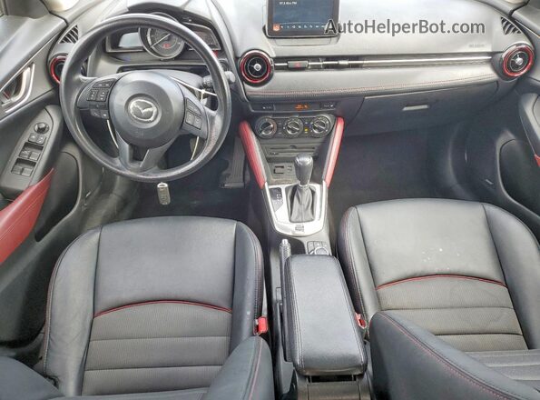 JM1DKBC76G0107886 2016 MAZDA CX-3 Blue Вид панелі приладів