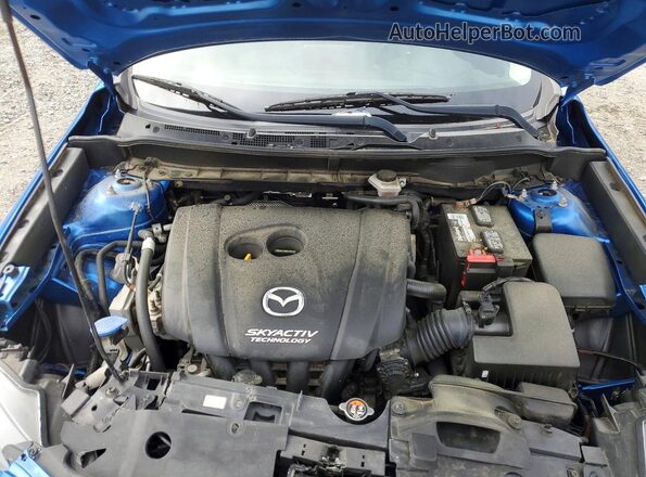 JM1DKBC76G0107886 2016 MAZDA CX-3 Blue Вид задньої частини салону