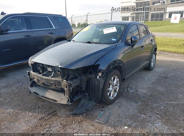 JM1DKBC78G0112359 2016 MAZDA CX-3 Серый Передняя левая четверть