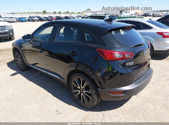 JM1DKBD73G0111893 2016 MAZDA CX-3 Black უკანა მარცხენა