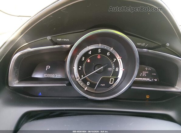 JM1DKBD73G0111893 2016 MAZDA CX-3 Black უკანა სავარძლების ხედი