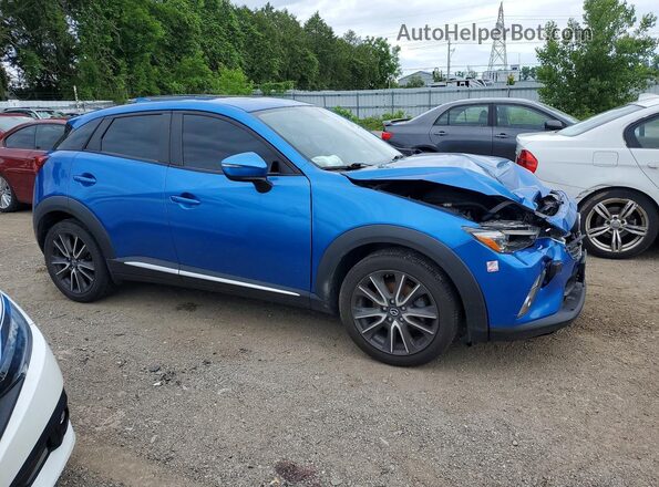 JM1DKBD75G0116092 2016 MAZDA CX-3 Blue Front right