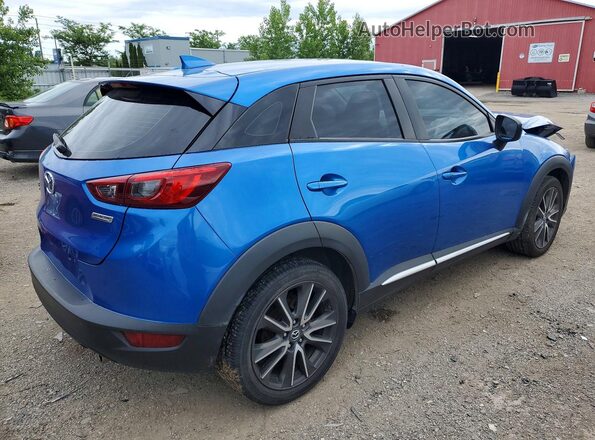 JM1DKBD75G0116092 2016 MAZDA CX-3 Blue Rear right