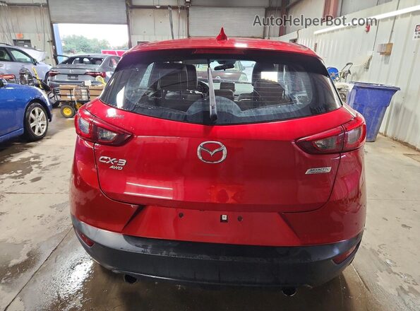 JM1DKBD77G0125716 2016 MAZDA CX-3 Красный Вид сзади