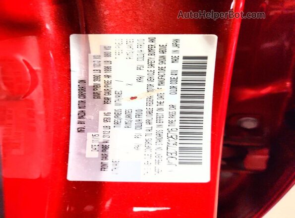 JM1DKBD77G0125716 2016 MAZDA CX-3 Красный Вид подкапотного пространства