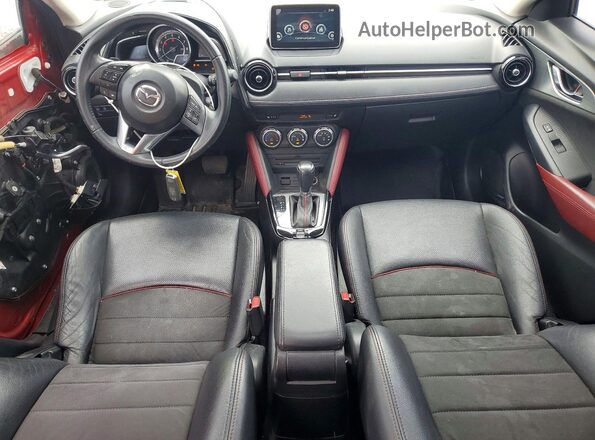 JM1DKBD78G0125501 2016 MAZDA CX-3 Red Vista del salpicadero