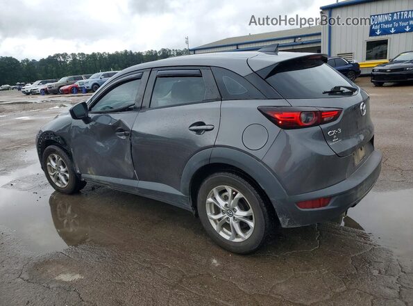 JM1DKDB72M1508628 2021 MAZDA CX-3 Gray Rear left