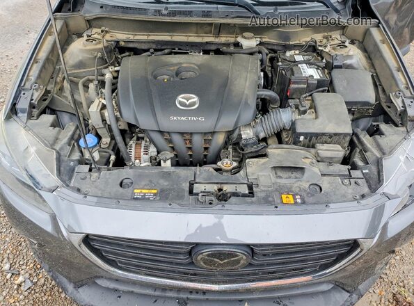 JM1DKDB72M1508628 2021 MAZDA CX-3 Gray Rear interior view