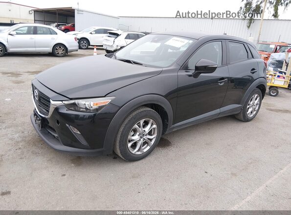 JM1DKDB73K0445073 2019 MAZDA CX-3 Черный Передняя левая четверть