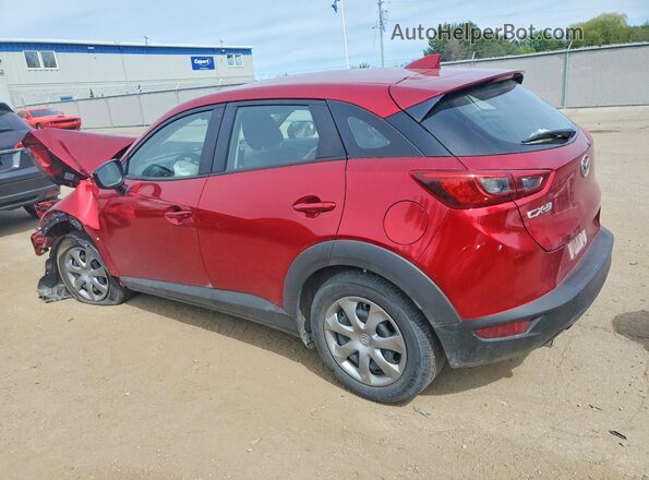 JM1DKDB73L1465772 2020 MAZDA CX-3 Red უკანა მარცხენა