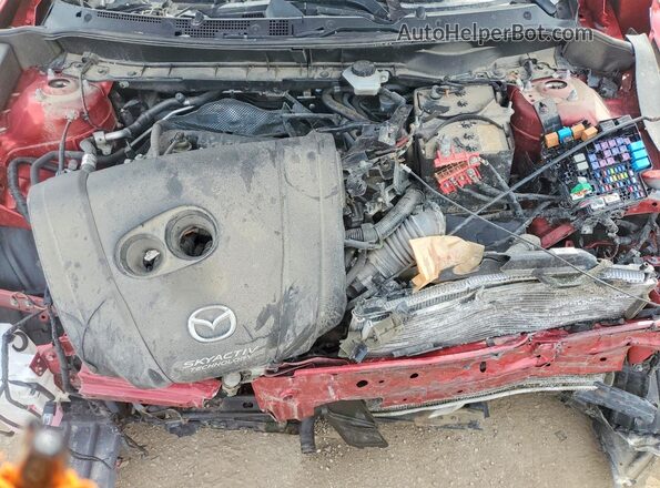 JM1DKDB73L1465772 2020 MAZDA CX-3 Red უკანა სალონის ხედი