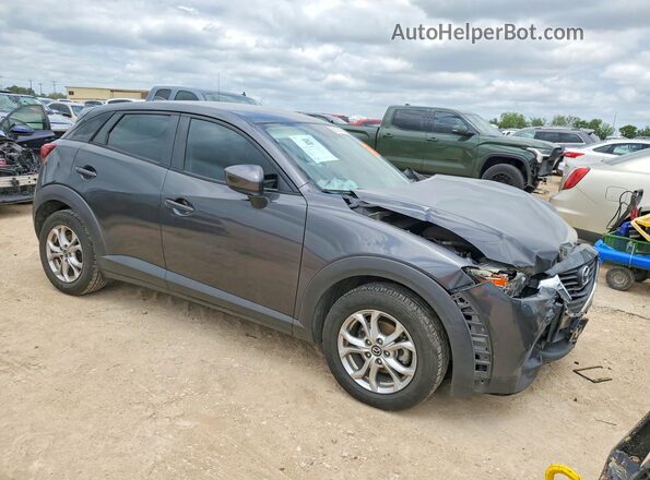 JM1DKDB74H0170743 2017 MAZDA CX-3 Серый Передняя правая четверть