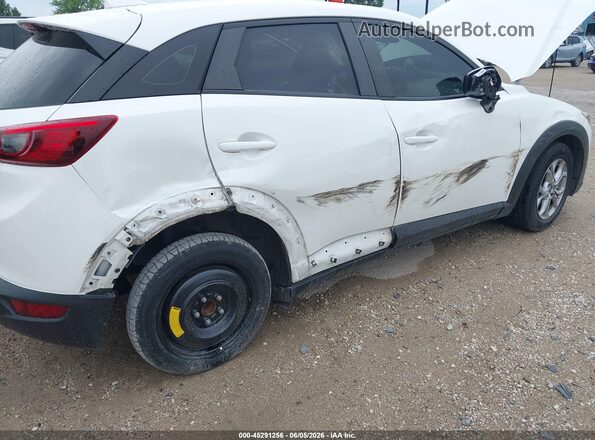 JM1DKDB75J0331106 2018 MAZDA CX-3 White Դիմացի տեսք